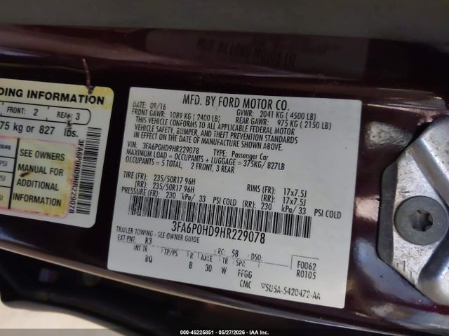 FORD FUSION SE - 9