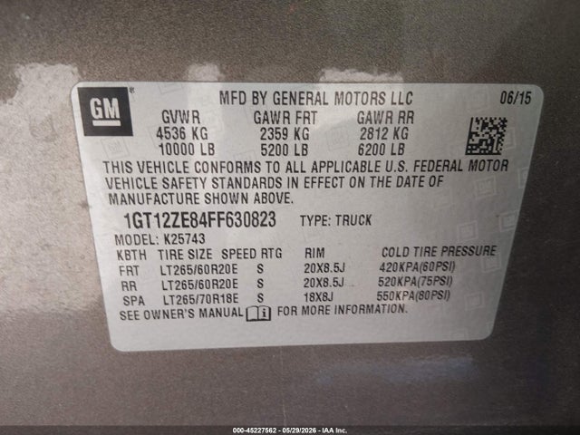صورة 9 لـ 2015 GMC SIERRA 2500HD SLT
