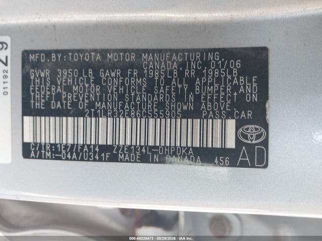 2006 Toyota MATRIX photo 7