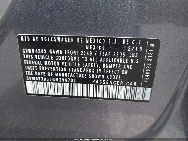 2016 Volkswagen JETTA 2.0T GLI SE 照片 9
