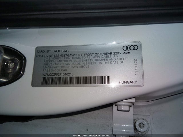 2015 AUDI A3 1.8T PREMIUM — фото 9
