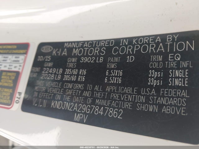 2016 KIA SOUL photo 9