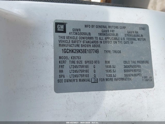 2008 Chevrolet SILVERADO 2500HD LT1 照片 9