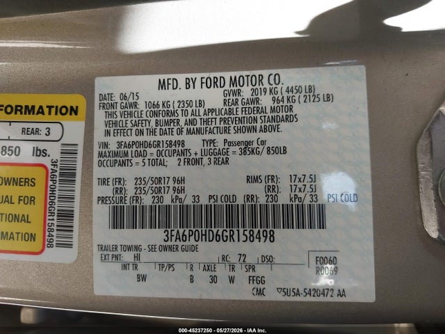 FORD FUSION SE - 9