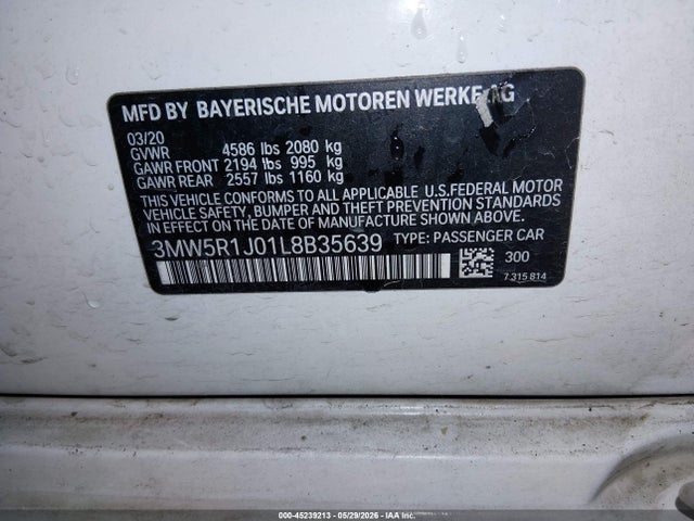 2020 BMW 330I photo 9