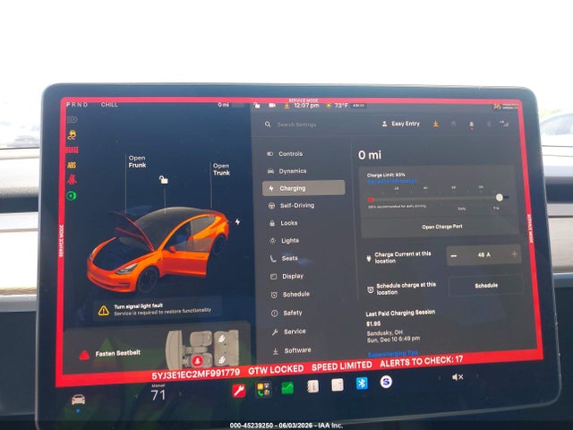 2021 Tesla MODEL 3 PERFORMANCE DUAL MOTOR ALL-WHEEL DRIVE 缩略图 19