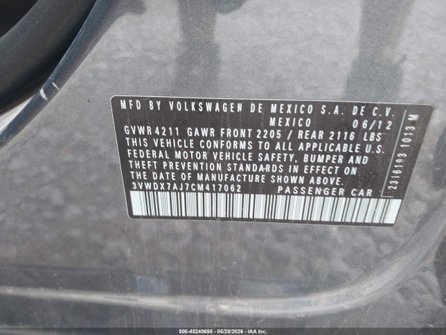 2012 Volkswagen JETTA 2.5L SE 照片 9