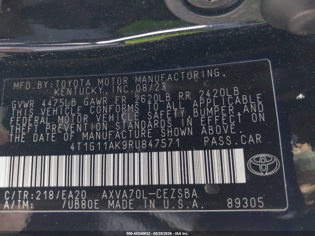 صورة 9 لـ 2024 Toyota CAMRY SE