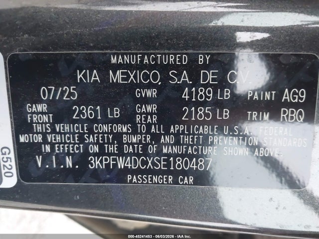صورة 9 لـ 2025 KIA K4 GT-LINE TURBO
