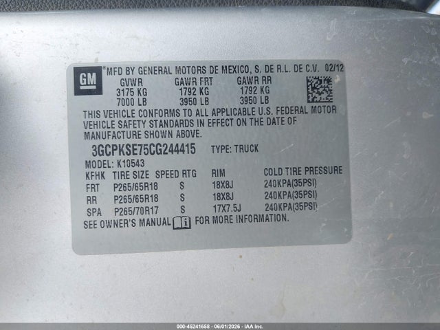 صورة 9 لـ 2012 Chevrolet SILVERADO 1500 LT