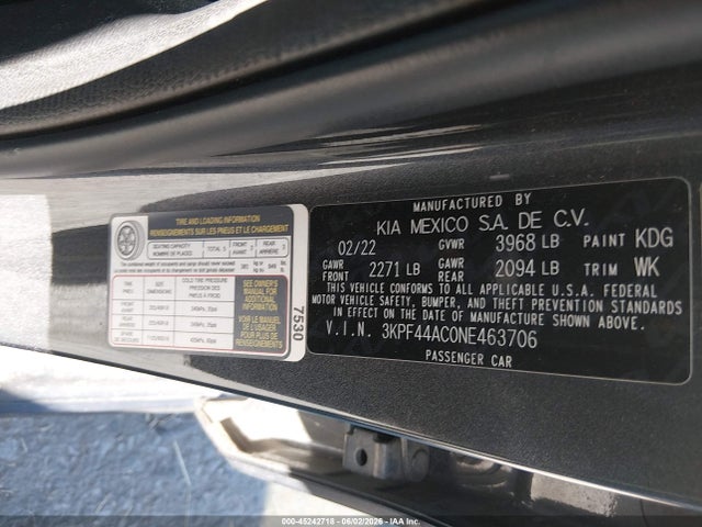 صورة 9 لـ 2022 KIA FORTE GT