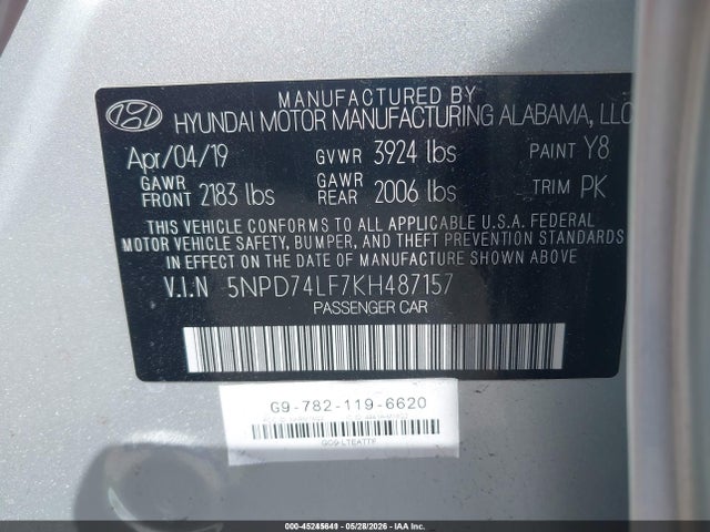 2019 Hyundai ELANTRA SE photo 9
