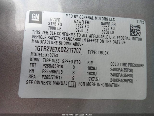 2013 GMC SIERRA 1500 SLE 照片 9