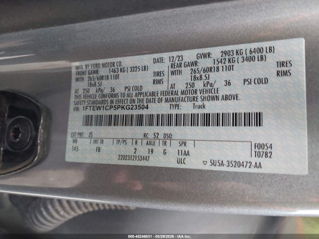 2023 FORD F-150 XLT 照片 9