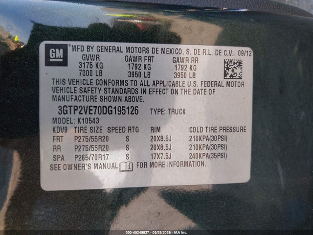 2013 GMC SIERRA 1500 SLE 照片 9
