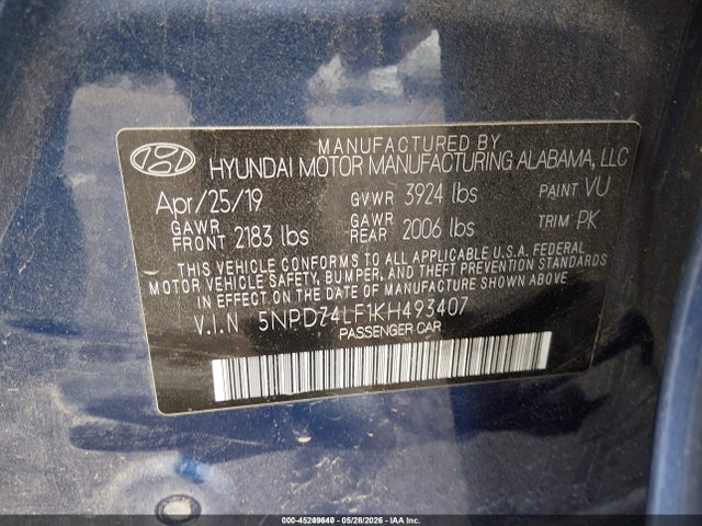 2019 Hyundai ELANTRA SE photo 9