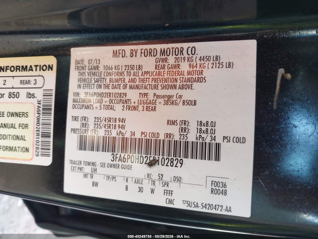 FORD FUSION SE - 9