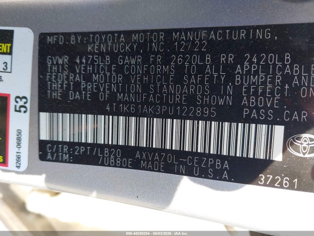 صورة 9 لـ 2023 Toyota CAMRY XSE