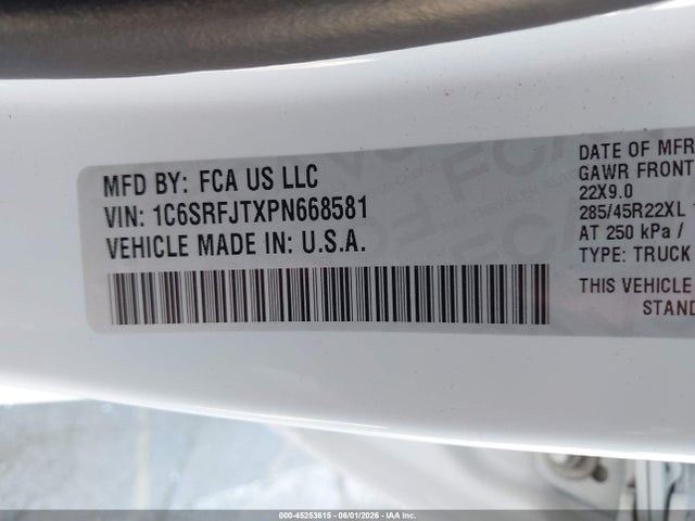 2023 RAM 1500 LARAMIE 4X4 5'7 BOX photo 9