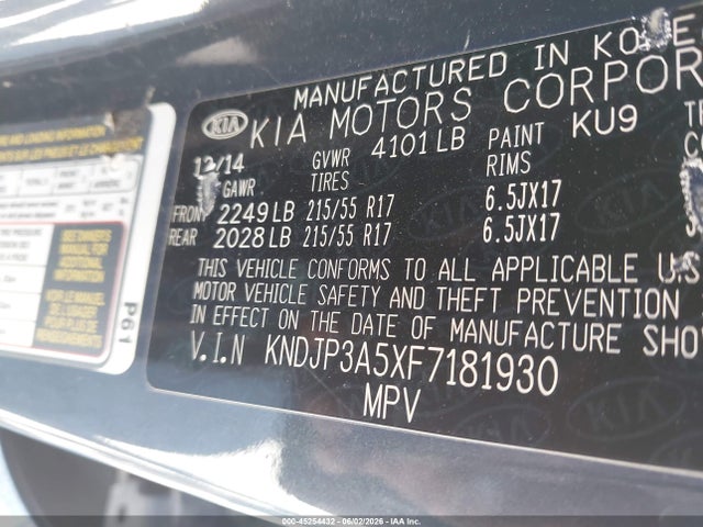 2015 KIA SOUL + 照片 9