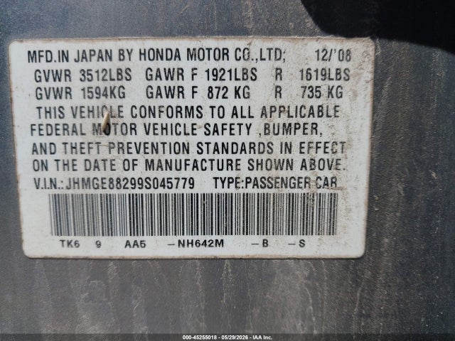 2009 Honda FIT 照片 9