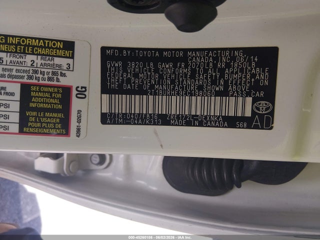 صورة 9 لـ 2014 Toyota COROLLA LE