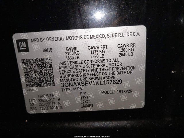 2019 CHEVROLET EQUINOX LS 9