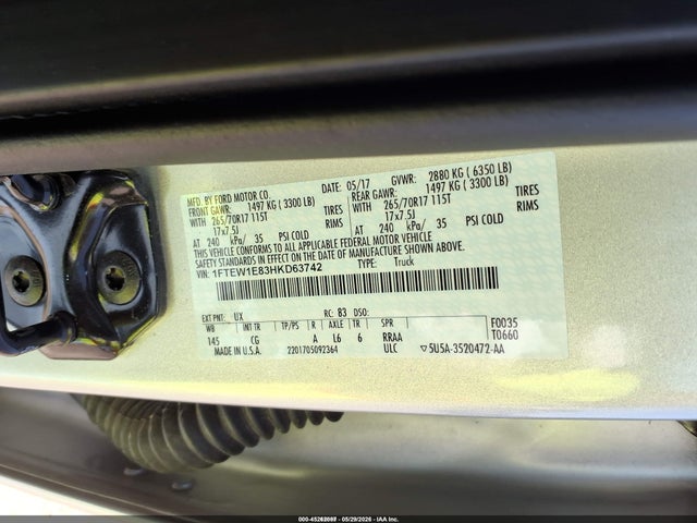 2017 FORD F-150 XL 照片 9