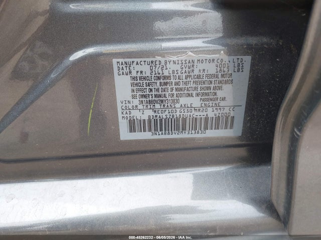 2021 Nissan SENTRA SR XTRONIC CVT — фото 9