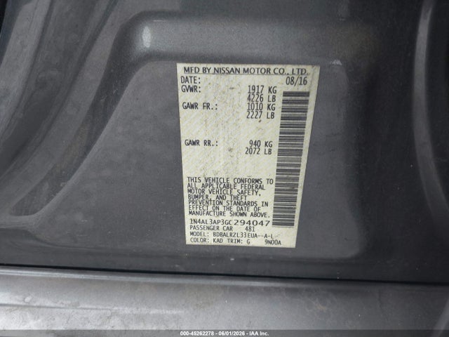 2016 Nissan ALTIMA 2.5 SL 照片 9