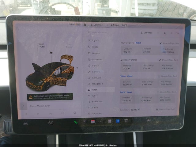 2020 Tesla MODEL 3 STANDARD RANGE PLUS REAR-WHEEL DRIVE/STAND — фото 7