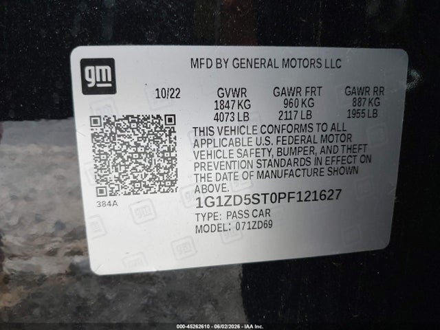 صورة 9 لـ 2023 Chevrolet MALIBU FWD 1LT