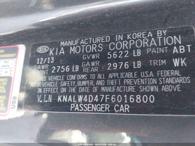 2015 KIA K900 LUXURY photo 9