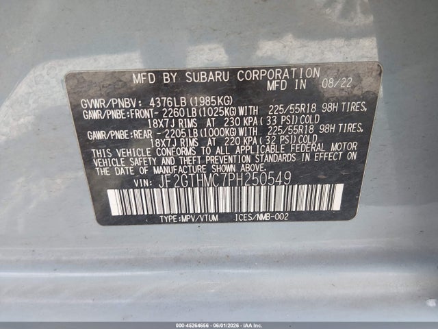 2023 SUBARU CROSSTREK LIMITED 9