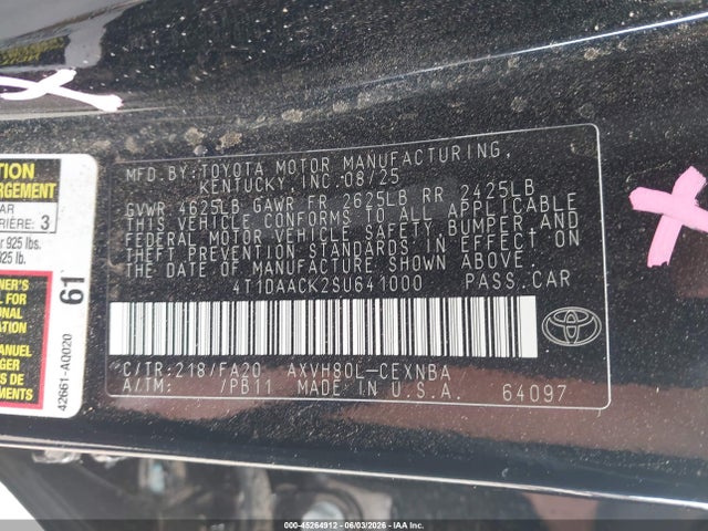 صورة 9 لـ 2025 Toyota CAMRY LE