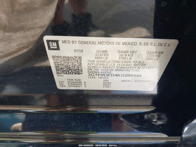 صورة 9 لـ 2019 GMC SIERRA 1500 SLT