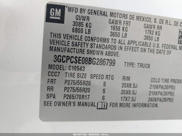 صورة 9 لـ 2011 Chevrolet SILVERADO 1500 LT