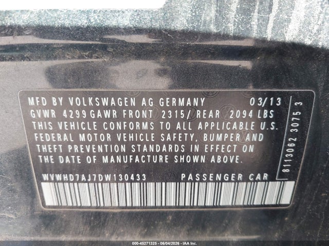 صورة 9 لـ 2013 Volkswagen GTI DRIVERS EDITION