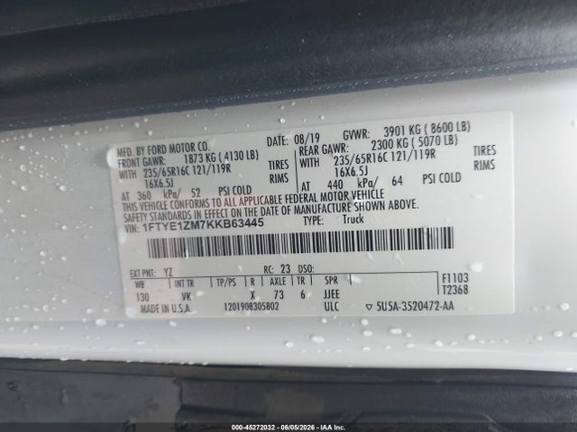 2019 FORD TRANSIT-150 9