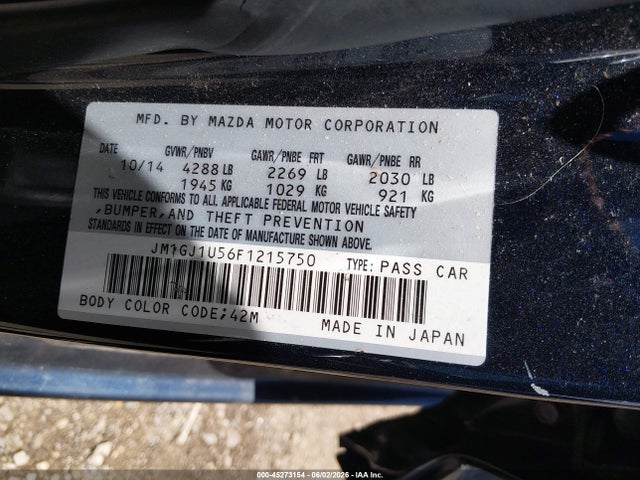 2015 Mazda MAZDA6 I SPORT 照片 9