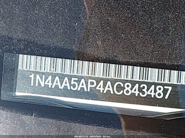 2010 Nissan MAXIMA 3.5 SV photo 9