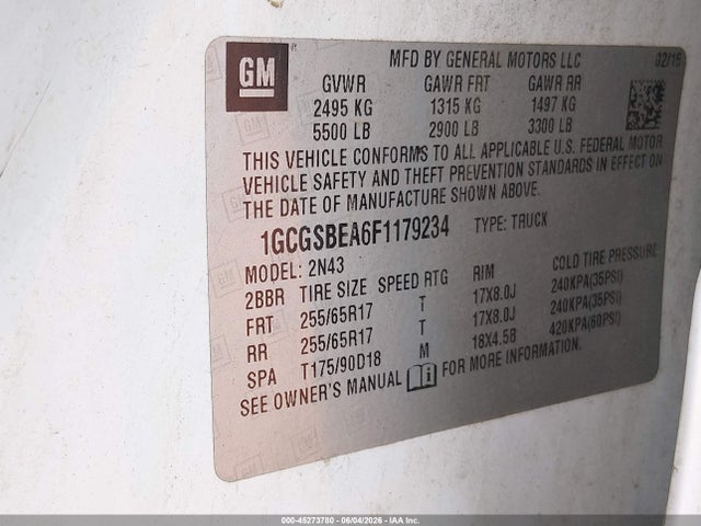 صورة 9 لـ 2015 Chevrolet COLORADO LT