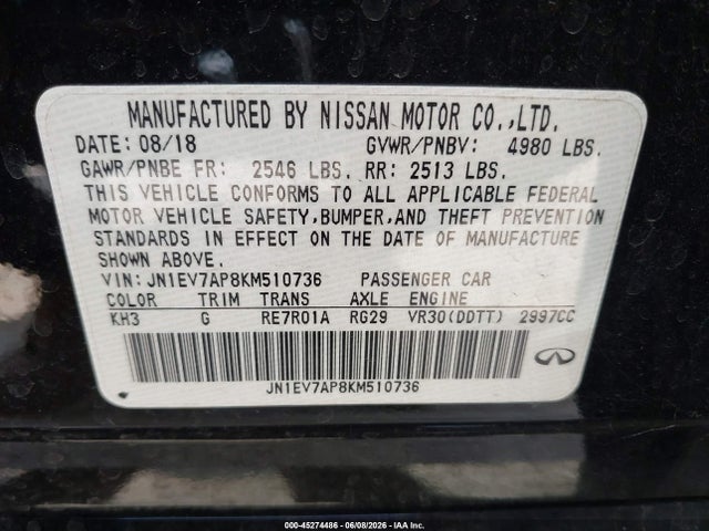 2019 Infiniti Q50 3.0T LUXE photo 9