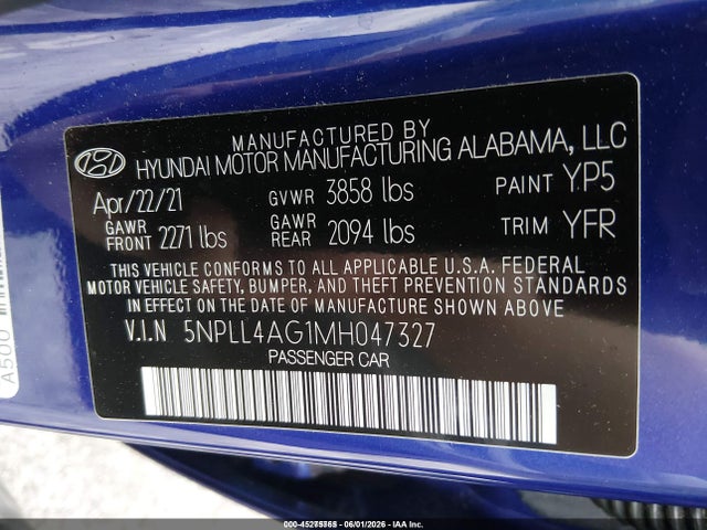 صورة 9 لـ 2021 Hyundai ELANTRA SE