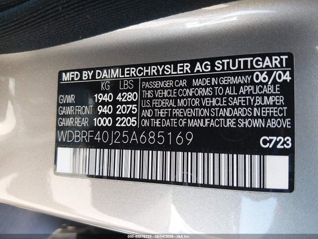 2005 Mercedes-BENZ OTHERS 照片 9