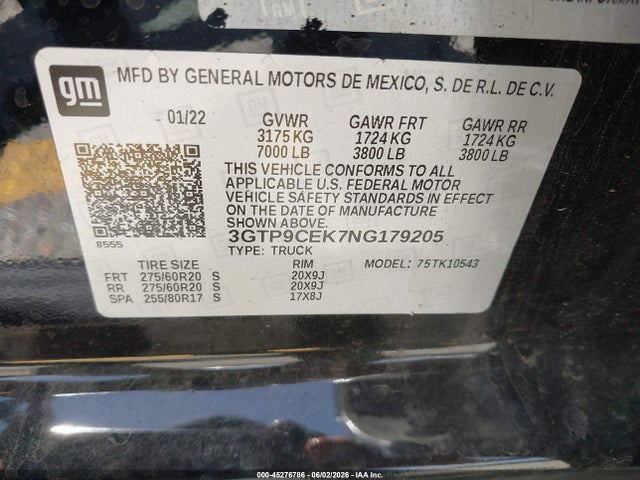 2022 GMC SIERRA 1500 LIMITED 4WD SHORT BOX ELEVATION — фото 9