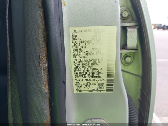 صورة 9 لـ 2004 Nissan FRONTIER XE-V6