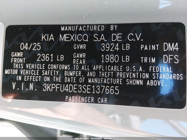 2025 KIA K4 EX 照片 9