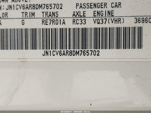 2013 Infiniti G37X 照片 9