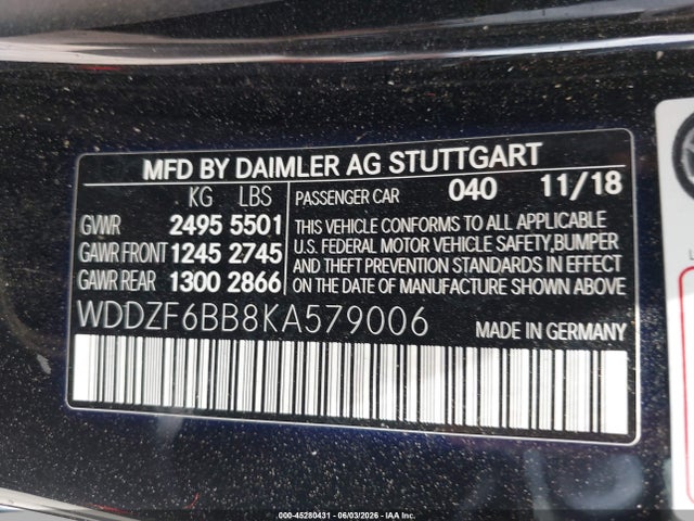 صورة 9 لـ 2019 Mercedes-BENZ AMG E 53 4MATIC